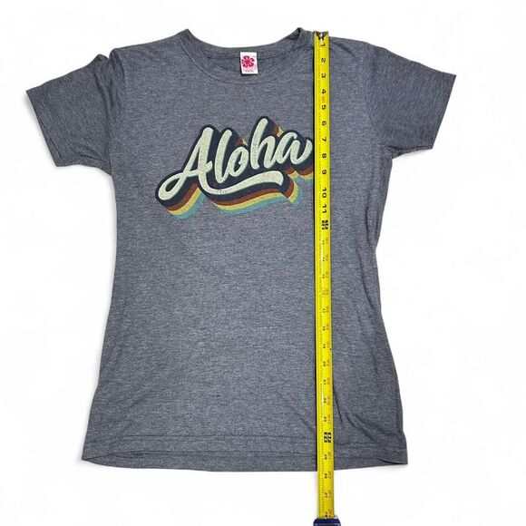 T-shirt with Cool Vintage "Aloha" Print - Picture 2 of 4